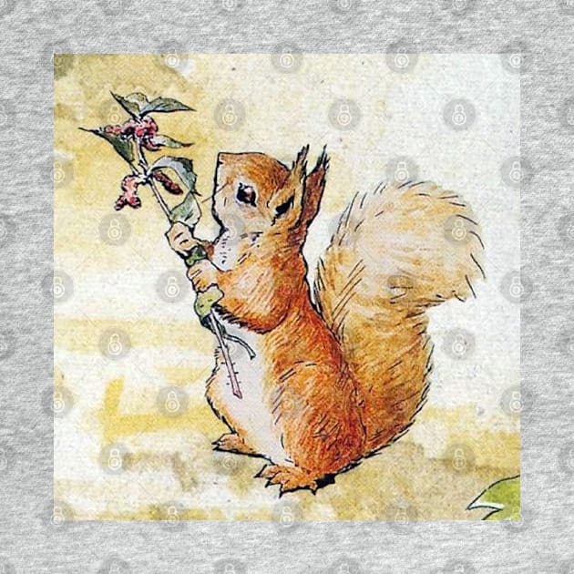 Squirrel Nutkin - Beatrix Potter by forgottenbeauty